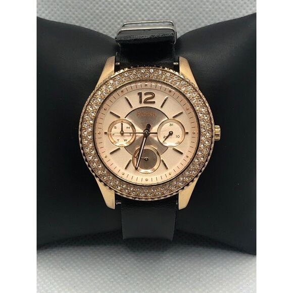 Fossil ES3590 Women's Analog Dial Quartz Genuine Watch With Custom Band LP256 - Picture 1 of 9